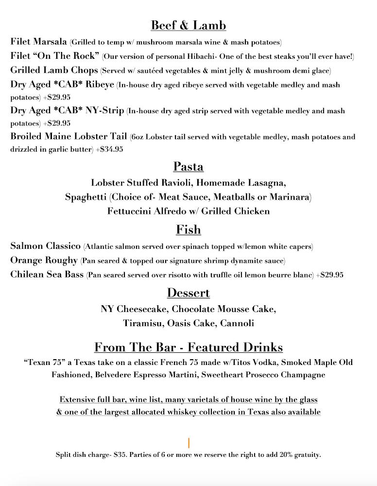 La Bistro Italian Grill Menu image 3